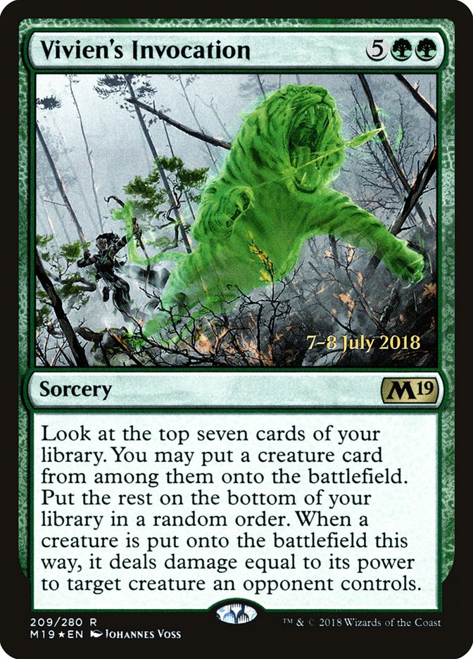 Vivien's Invocation [Core Set 2019 Prerelease Promos] | Galaxy Games LLC