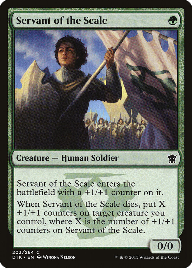 Servant of the Scale [Dragons of Tarkir] | Galaxy Games LLC