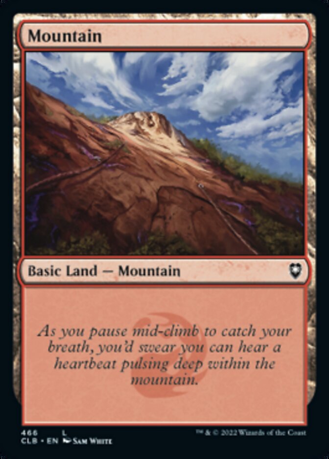 Mountain (466) [Commander Legends: Battle for Baldur's Gate] | Galaxy Games LLC