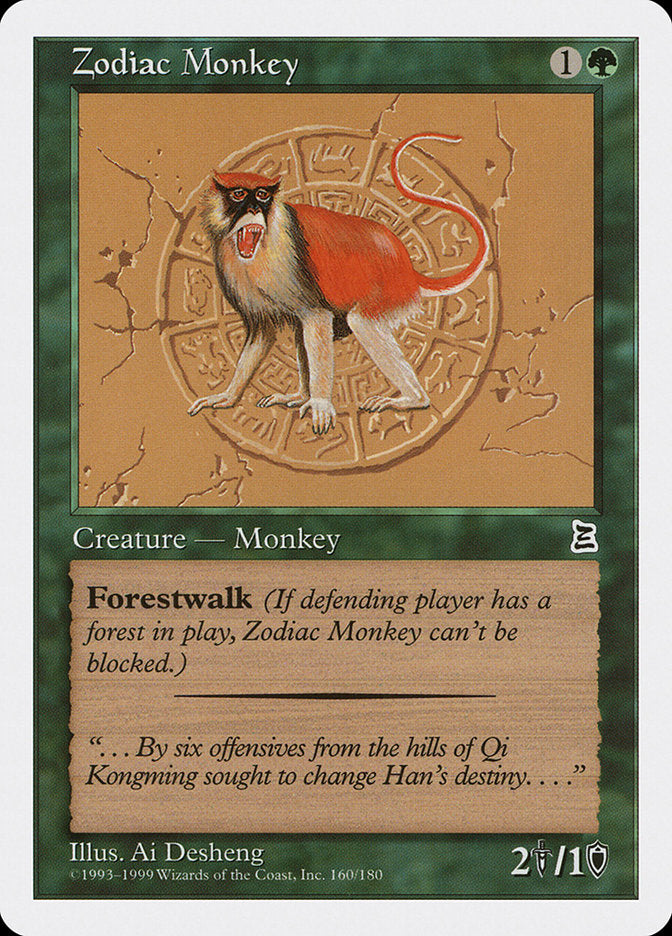 Zodiac Monkey [Portal Three Kingdoms] | Galaxy Games LLC