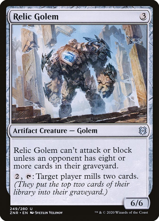 Relic Golem [Zendikar Rising] | Galaxy Games LLC