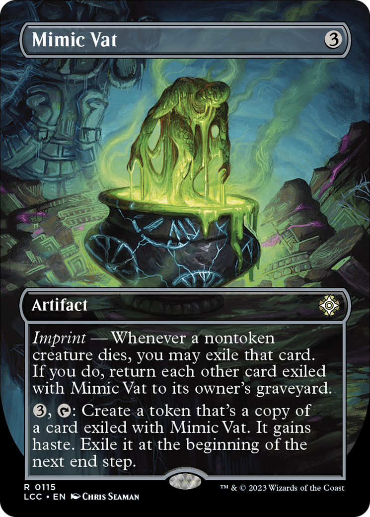 Mimic Vat (Borderless) [The Lost Caverns of Ixalan Commander] | Galaxy Games LLC