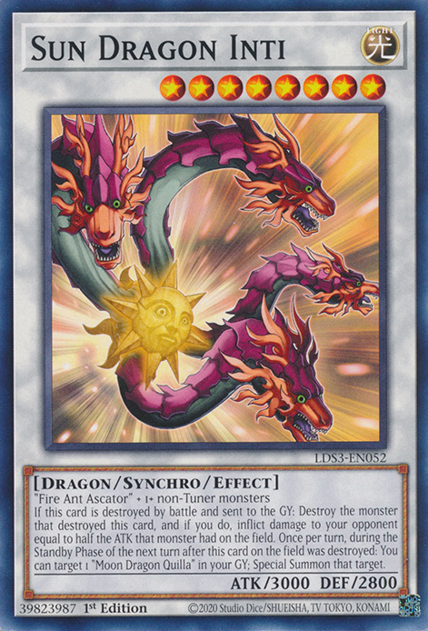 Sun Dragon Inti [LDS3-EN052] Common | Galaxy Games LLC