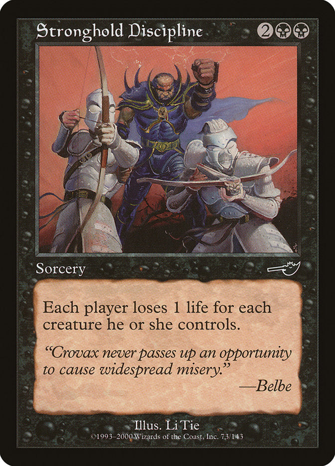 Stronghold Discipline [Nemesis] | Galaxy Games LLC
