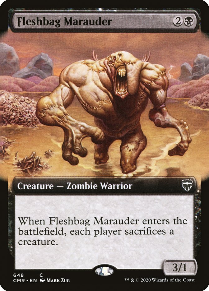 Fleshbag Marauder (Extended Art) [Commander Legends] | Galaxy Games LLC