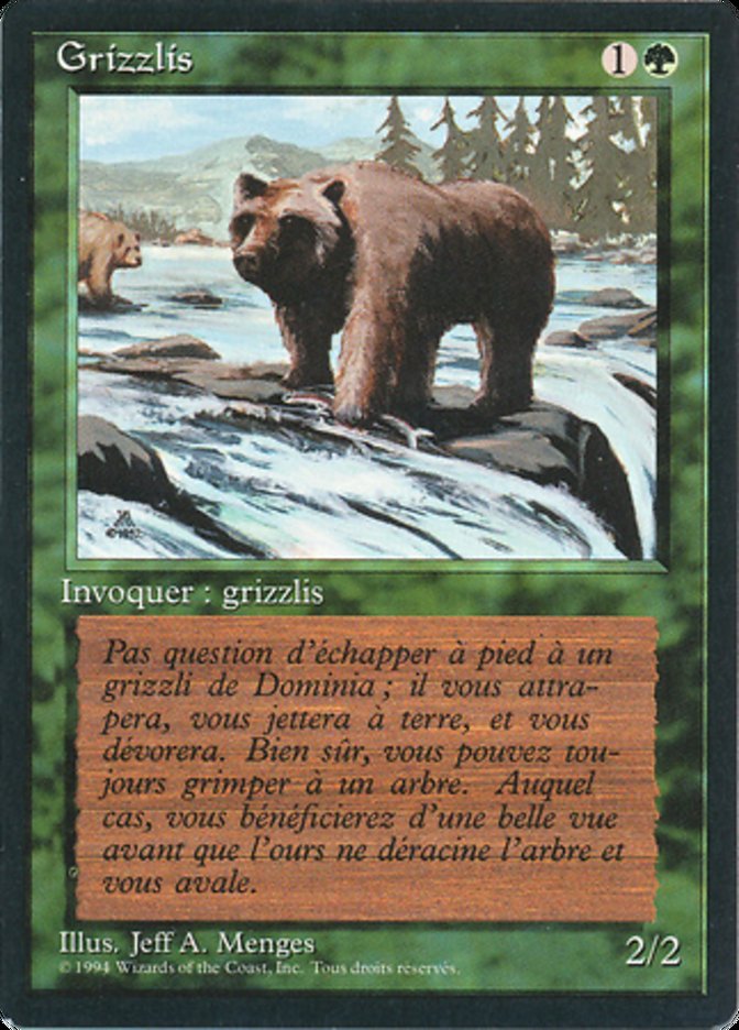 Grizzly Bears [Foreign Black Border] | Galaxy Games LLC
