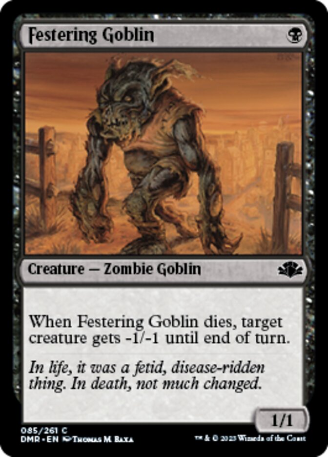 Festering Goblin [Dominaria Remastered] | Galaxy Games LLC