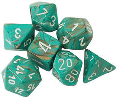Chessex: Polyhedral Marble™Dice sets | Galaxy Games LLC
