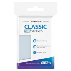 Classic Soft Sleeves - Japanese Size 100ct | Galaxy Games LLC