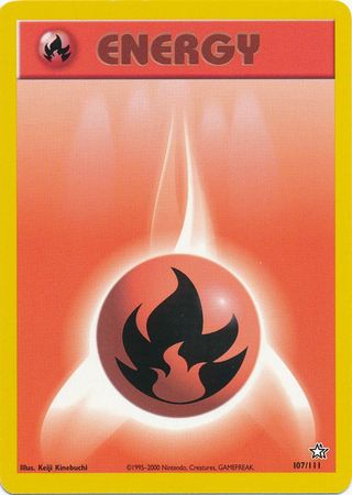 Fire Energy (107/111) [Neo Genesis Unlimited] | Galaxy Games LLC