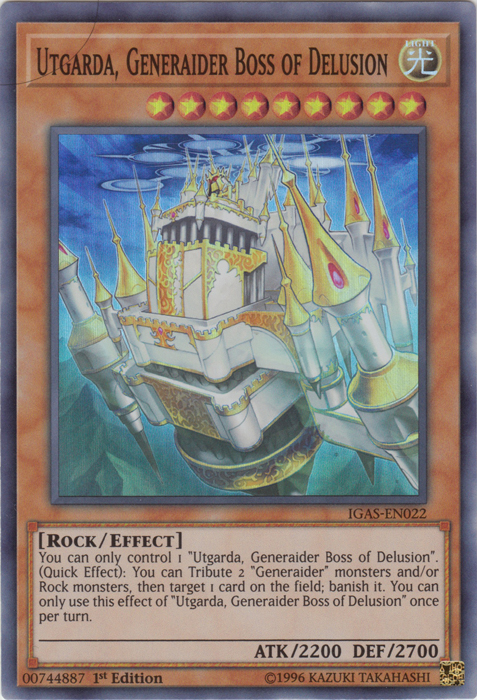 Utgarda, Generaider Boss of Delusion [IGAS-EN022] Super Rare | Galaxy Games LLC