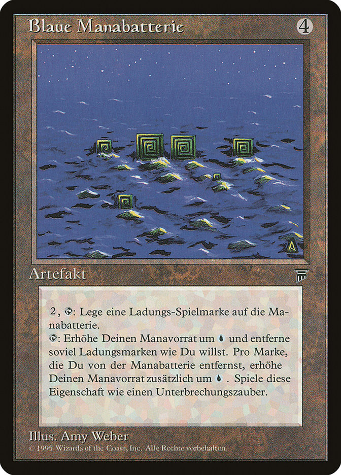 Blue Mana Battery (German) - "Blaue Manabatterie" [Renaissance] | Galaxy Games LLC