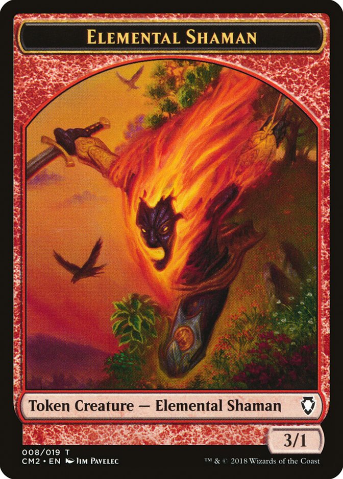 Elemental Shaman Token [Commander Anthology Volume II Tokens] | Galaxy Games LLC