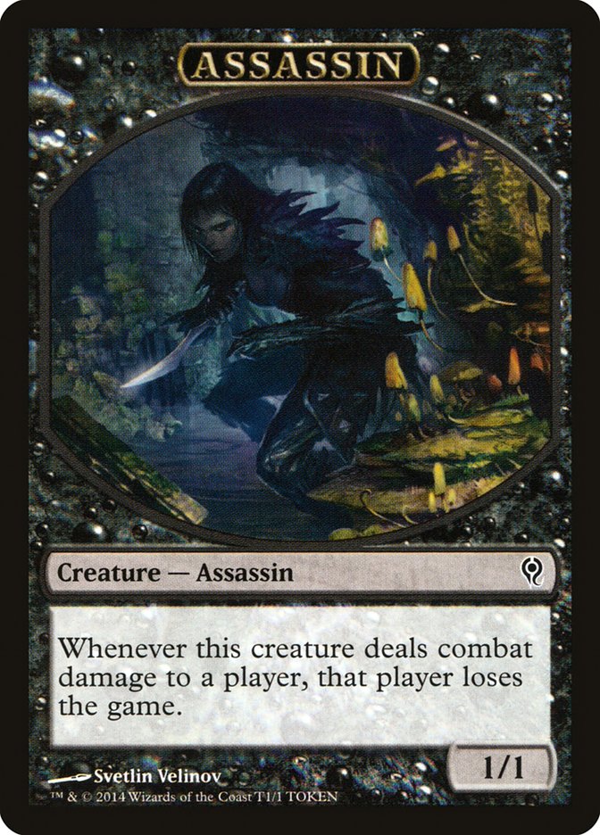 Assassin Token [Duel Decks: Jace vs. Vraska Tokens] | Galaxy Games LLC