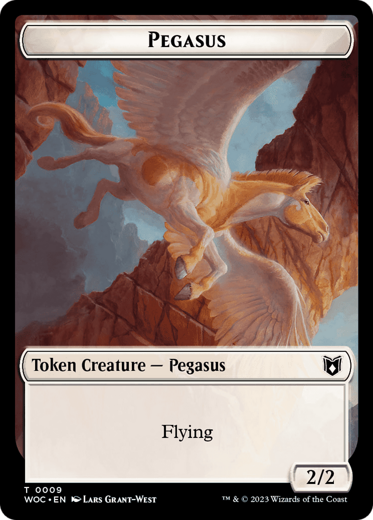 Pirate // Pegasus Double-Sided Token [Wilds of Eldraine Commander Tokens] | Galaxy Games LLC