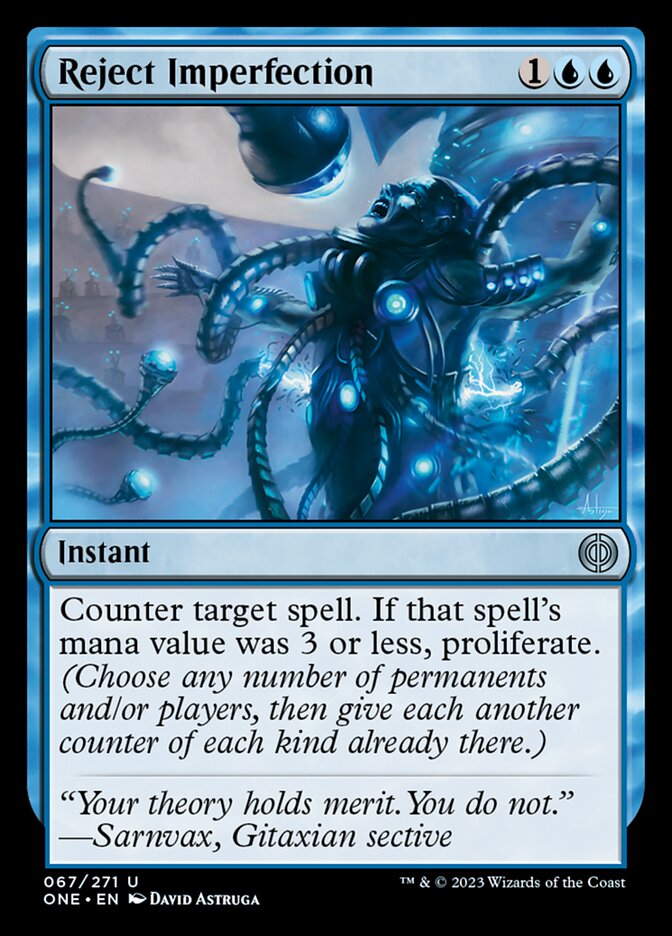 Reject Imperfection [Phyrexia: All Will Be One] | Galaxy Games LLC