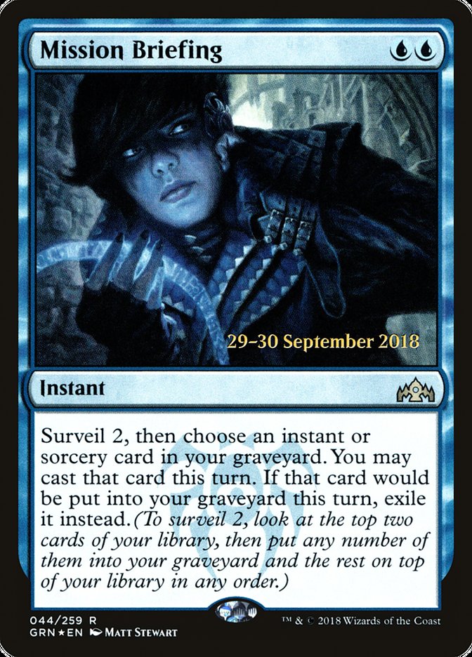 Mission Briefing [Guilds of Ravnica Prerelease Promos] | Galaxy Games LLC