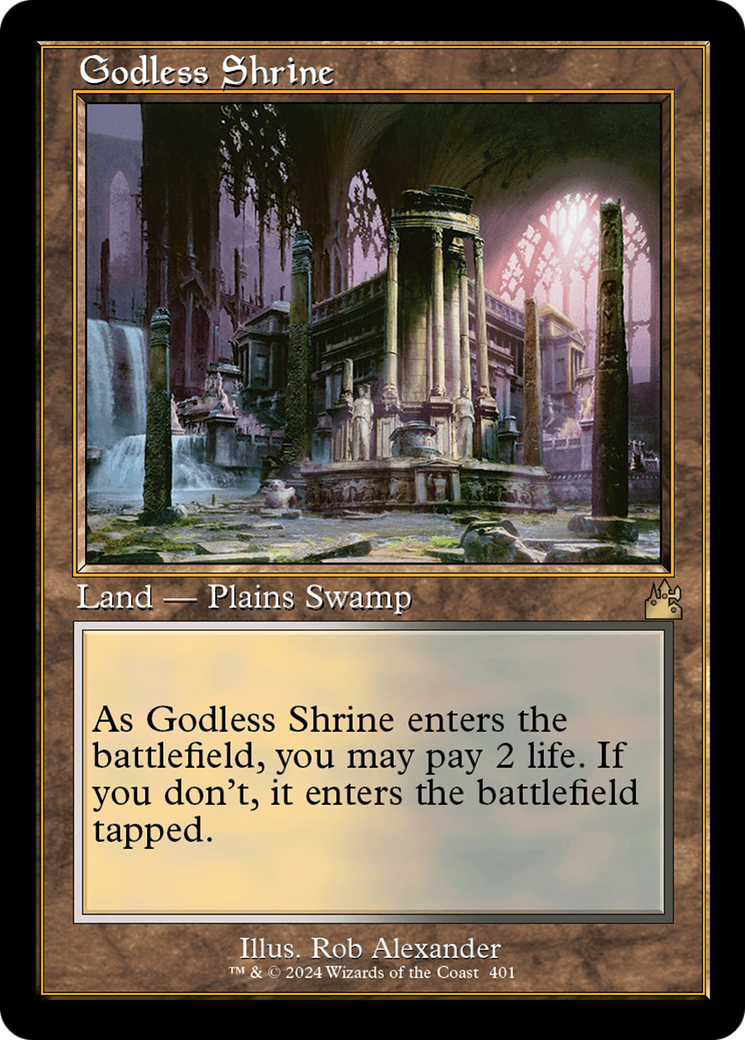 Godless Shrine (Retro) [Ravnica Remastered] | Galaxy Games LLC