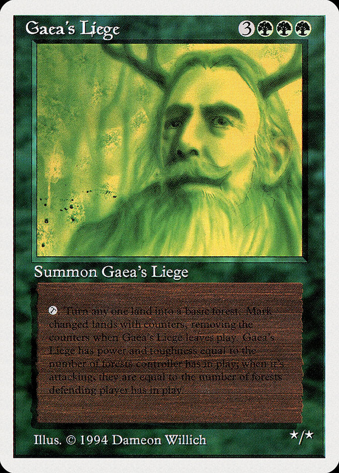 Gaea's Liege [Summer Magic / Edgar] | Galaxy Games LLC