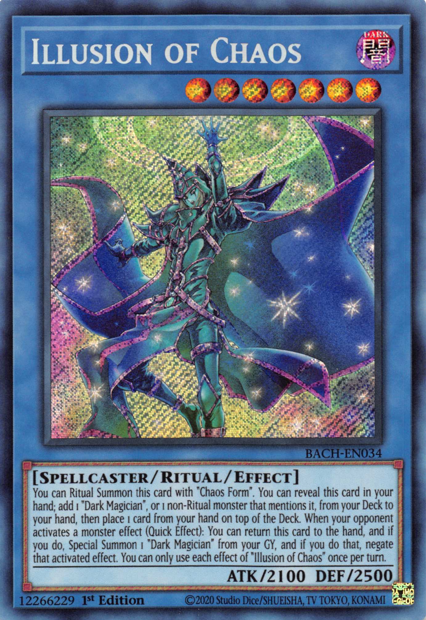 Illusion of Chaos [BACH-EN034] Secret Rare | Galaxy Games LLC