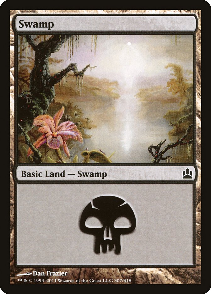 Swamp (307) [Commander 2011] | Galaxy Games LLC