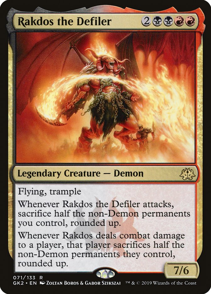 Rakdos the Defiler [Ravnica Allegiance Guild Kit] | Galaxy Games LLC