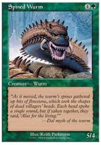 Spined Wurm [Starter 2000] | Galaxy Games LLC