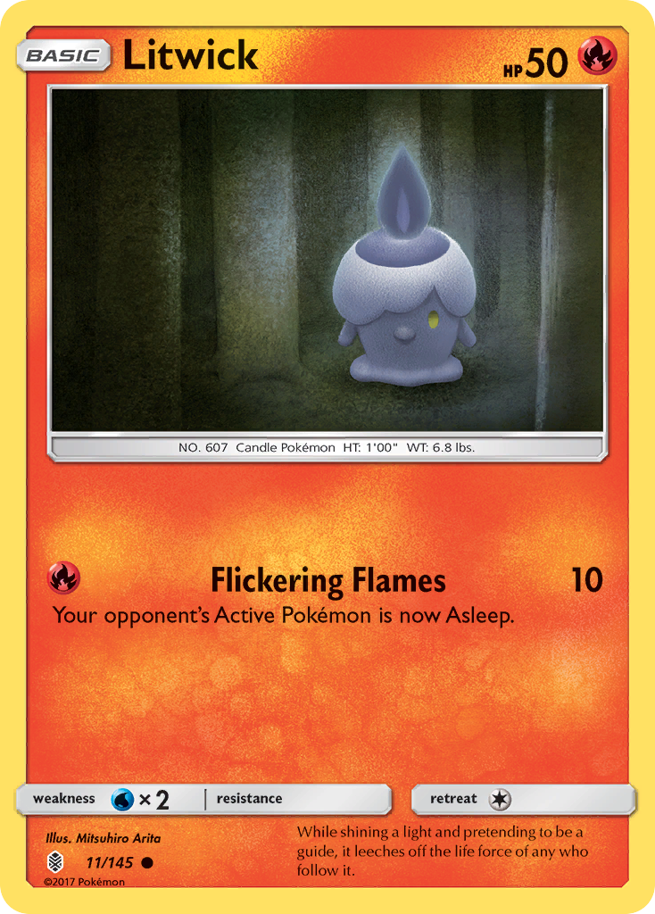 Litwick (11/145) [Sun & Moon: Guardians Rising] | Galaxy Games LLC