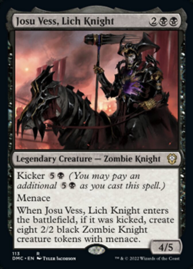 Josu Vess, Lich Knight [Dominaria United Commander] | Galaxy Games LLC