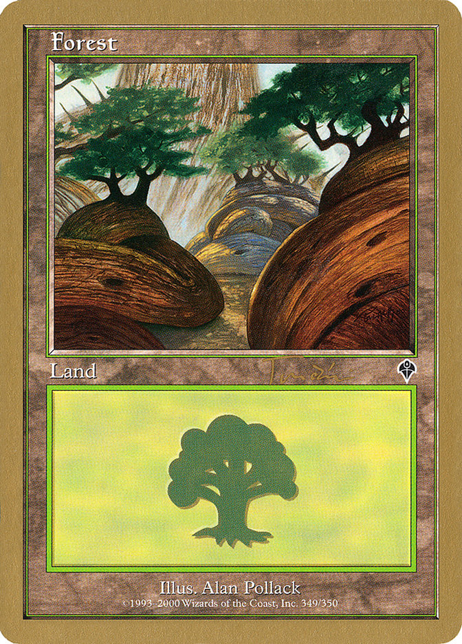Forest (jt349a) (Jan Tomcani) [World Championship Decks 2001] | Galaxy Games LLC