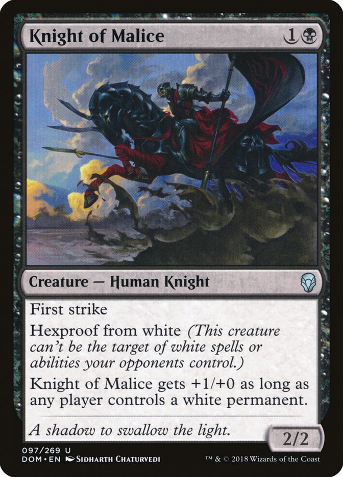 Knight of Malice [Dominaria] | Galaxy Games LLC