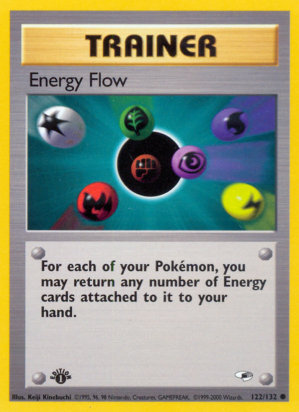 Energy Flow (122/132) [Gym Heroes 1st Edition] | Galaxy Games LLC