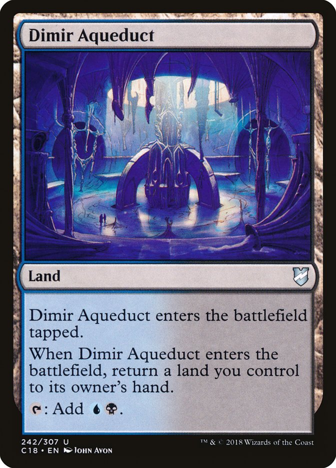 Dimir Aqueduct [Commander 2018] | Galaxy Games LLC