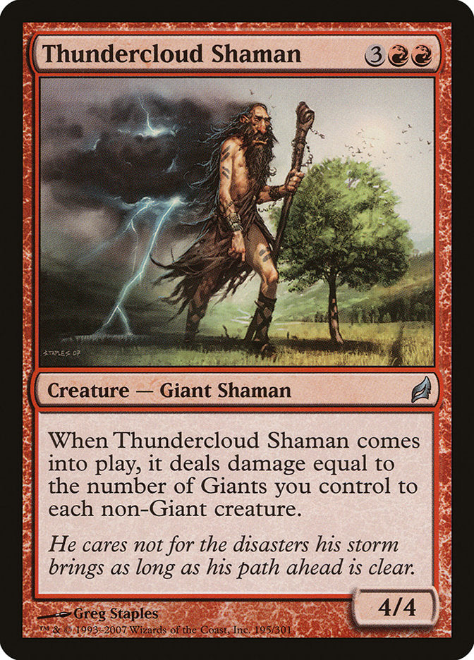 Thundercloud Shaman [Lorwyn] | Galaxy Games LLC