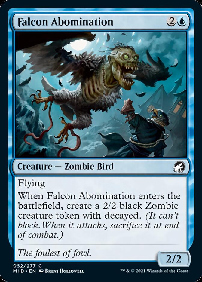Falcon Abomination [Innistrad: Midnight Hunt] | Galaxy Games LLC