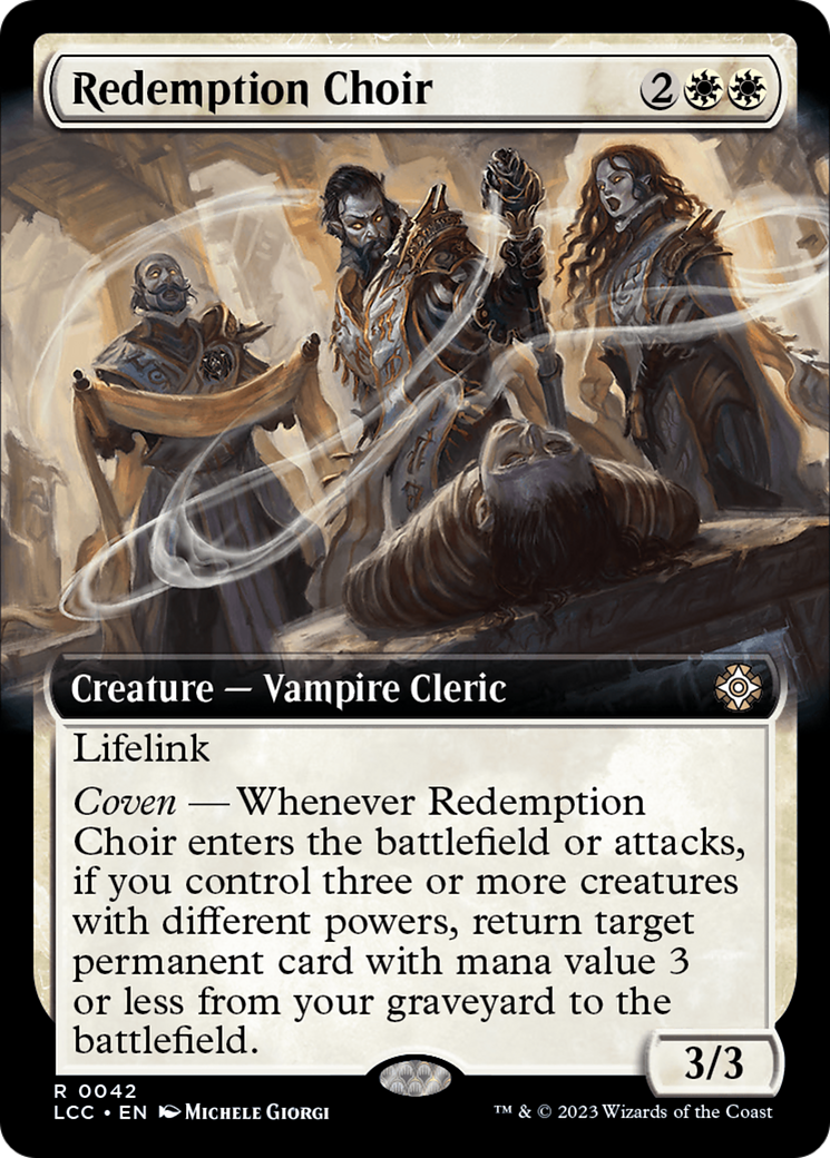 Redemption Choir (Extended Art) [The Lost Caverns of Ixalan Commander] | Galaxy Games LLC