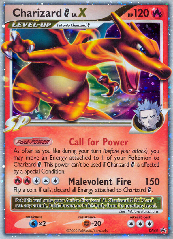 Charizard G LV.X (DP45) [Diamond & Pearl: Black Star Promos] | Galaxy Games LLC