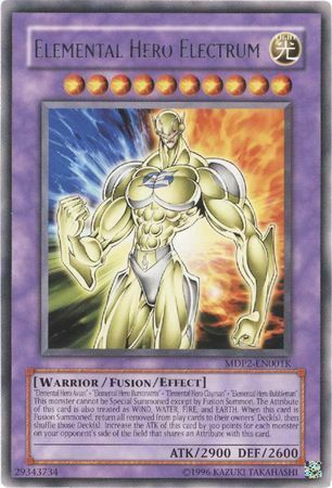 Elemental Hero Electrum (Redemption Replacement) [MDP2-EN001K] Rare | Galaxy Games LLC