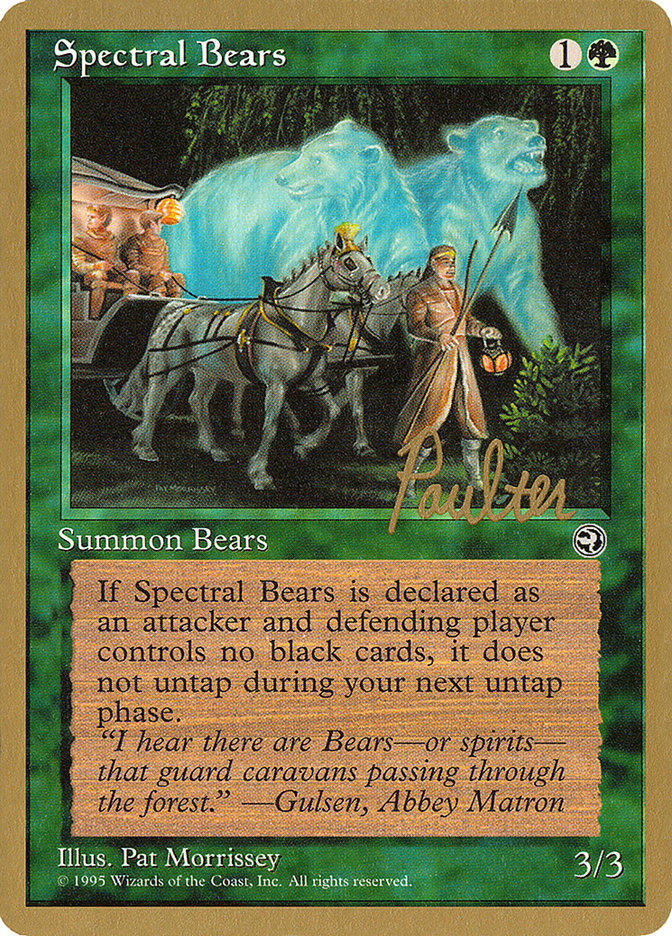 Spectral Bears (Preston Poulter) [Pro Tour Collector Set] | Galaxy Games LLC