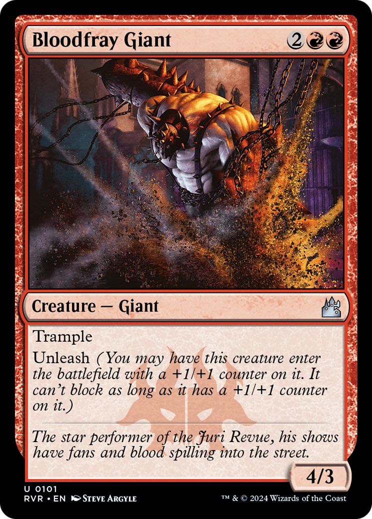 Bloodfray Giant [Ravnica Remastered] | Galaxy Games LLC