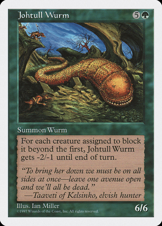 Johtull Wurm [Fifth Edition] | Galaxy Games LLC