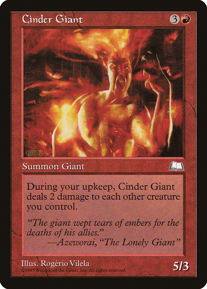 Cinder Giant [Weatherlight] | Galaxy Games LLC