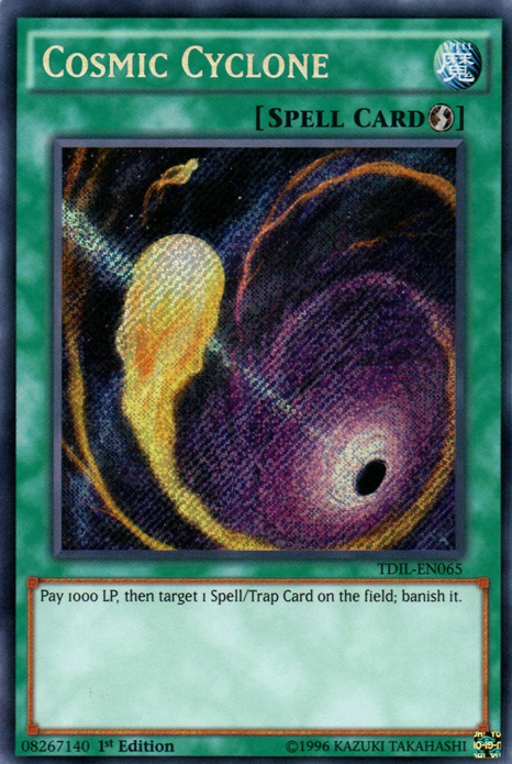 Cosmic Cyclone [TDIL-EN065] Secret Rare | Galaxy Games LLC