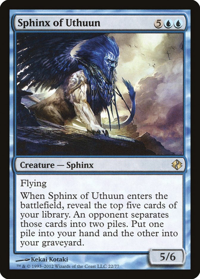 Sphinx of Uthuun [Duel Decks: Venser vs. Koth] | Galaxy Games LLC