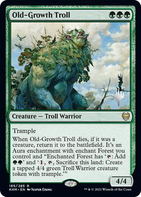 Old-Growth Troll (Promo Pack) [Kaldheim Promos] | Galaxy Games LLC