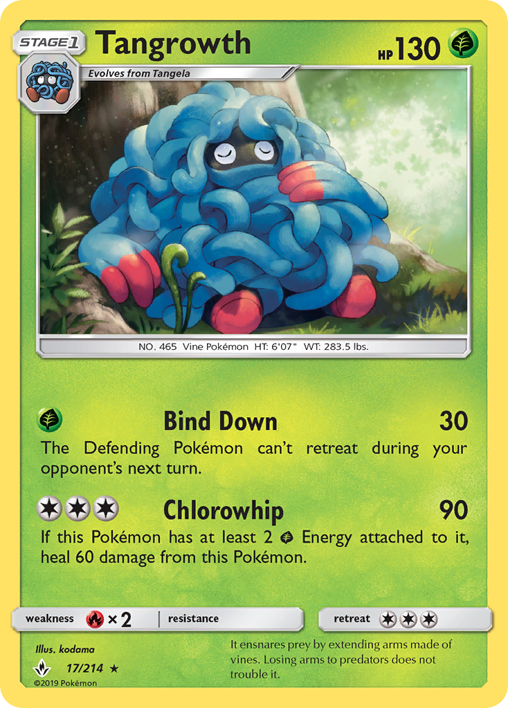 Tangrowth (17/214) [Sun & Moon: Unbroken Bonds] | Galaxy Games LLC