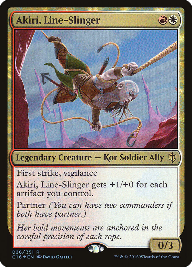 Akiri, Line-Slinger [Commander 2016] | Galaxy Games LLC