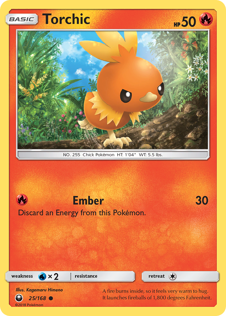 Torchic (25/168) [Sun & Moon: Celestial Storm] | Galaxy Games LLC