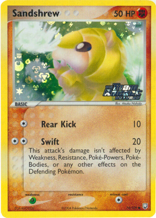 Sandshrew (74/109) (Stamped) [EX: Team Rocket Returns] | Galaxy Games LLC