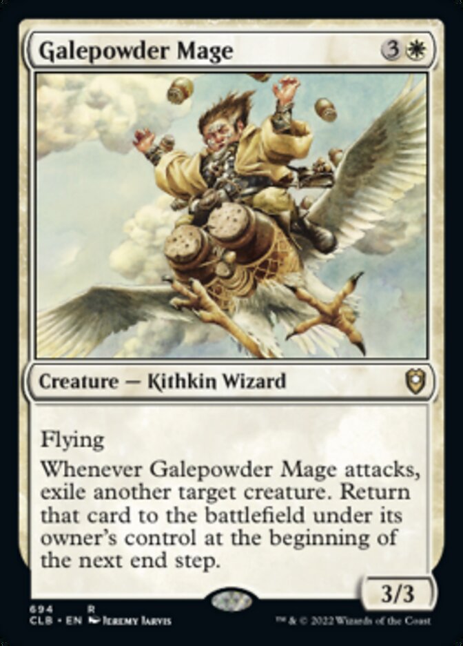 Galepowder Mage [Commander Legends: Battle for Baldur's Gate] | Galaxy Games LLC